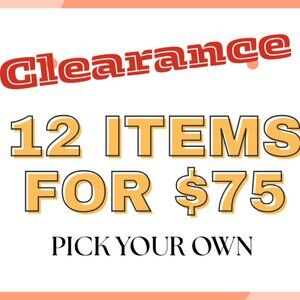 CLEARANCE DEAL!!!  (BUNDLE THIS LISTING FOR OFFER--DO NOT BUY IT ON ITS OWN)